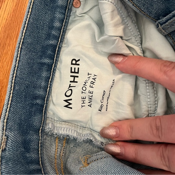 MOTHER Jeans size 33 Tomcat Ankle Fray - Picture 5 of 5